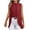 Wine, variant on Tops for Women Trendy Summer Round Neck Sleeveless Shirt in Long and Short Styles Stylish and versatile