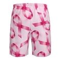 thumbnail image 6 of Kll Breast Cancer Ribbons Awareness Men'S Casual Summer Beach Shorts Hawaiian Shorts With Pockets-X-Large, 6 of 9