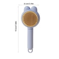 thumbnail image 3 of Moocorvic Pet Grooming Comb,Cat Brushes for Indoor Cats Dog Hair Brush for Long or Short Hair,Removes Loose Fur, 3 of 7