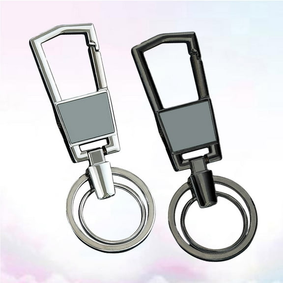 OUNONA  2 Pcs Metal Keychain Keychains for Crafts Accessories One Piece Man