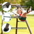 thumbnail image 4 of Lifetime Kids 7.3 ft. High Metal Swing Set with Belt Swings (90952), 4 of 9