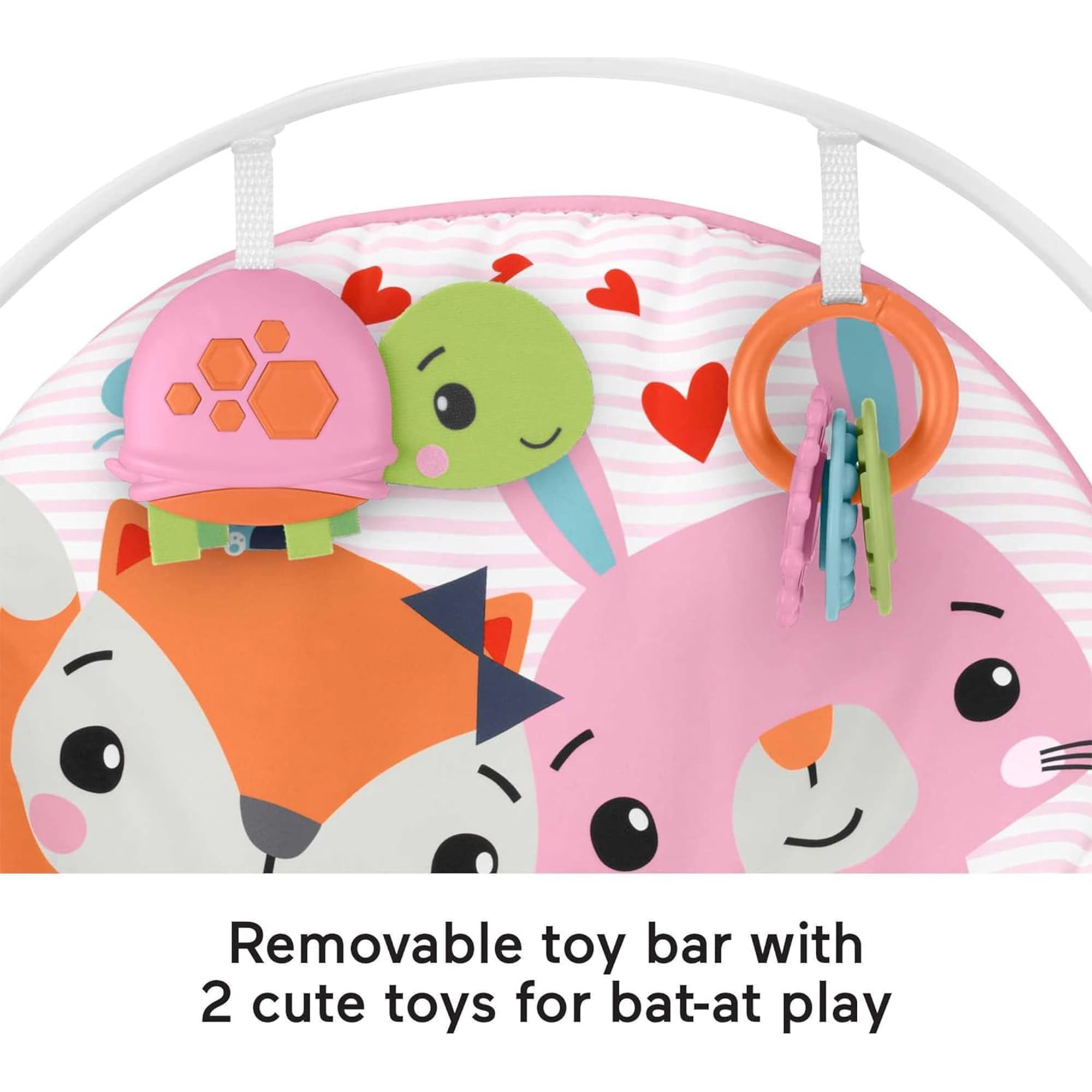 Fisher-Price Infant-to-Toddler Rocker - Soothing Infant Seat, Pink Critters