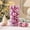 Pink, variant on Ball Ornament Glossy Finish Decorative Sphere Multi‑Surface Style for Christmas Tree Holiday Decoration