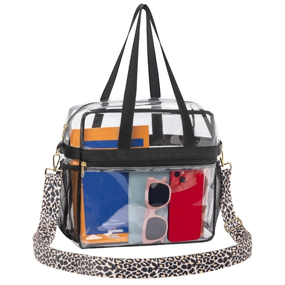 Bolsa transparente Paxiland para eventos en estadios, 30 x 15 x 30 cm