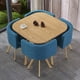 thumbnail image 3 of Kitchen Round Dining Table Set 4 Chairs Office Luxury Dining Table Solid Wood Muebles Para El Hogar Room Furniture GPF50YH My Lux Decor Round, 3 of 23