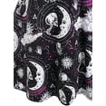 thumbnail image 4 of Vestido de ajuste de encaje de lona de talla grande Rosegal  Vestidos Estampados Tallas Grandes, 4 of 5