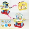 Pretend Play Tool Workbench Building Toys&Pet Care Play Set For Kids