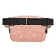 thumbnail image 3 of Disketp Rose Gold Glitter Riñonera de Doble Capa, Bolsa de Cintura Ajustable para Viajes, Correr y Senderismo, Riñonera Ligera para Hombre y Mujer, 3 of 9