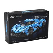 CaDA 1:8 Scale Hypercar Model Kit - Static Version Building Blocks Set, 3865 Pcs