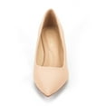 thumbnail image 3 of Dream Pairs Women's Low Heel D'Orsay Pointed Toe Pump Shoes Wedding Party Shoes, 3 of 7