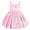 Pink, variant on IBTOM CASTLE Baby Girl Dress Satin Bubble Pink Bow Ruffle Pageant Formal Princess Toddler Girl Fancy Dress Photo Shoot 2-3T Blue