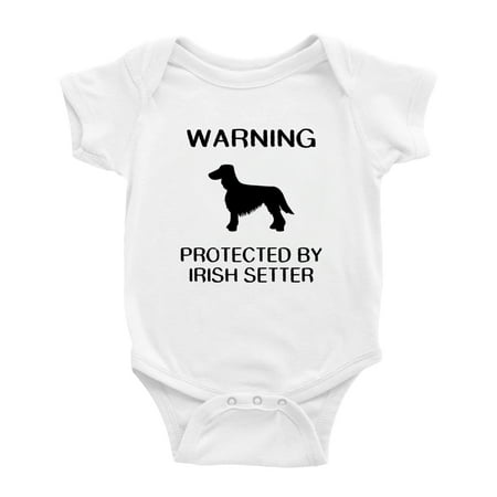 

Warning: Protected by A Irish Setter Dog Funny Baby Bodysuits (White 0-3 Months)