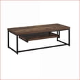 thumbnail image 3 of TV Furniture Weathered Oak & Black Metal TV Stand with Storage | Fits 50” TVs | Black,Oak | TV Size Ranges 40-49 inches, 3 of 5