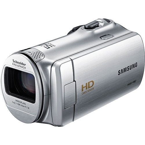 Samsung HMXF80SN Silver HD Digital Camcorder w/ 52x Optical Zoom, 2.7