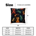 thumbnail image 5 of Musical Instrument Chair Pillow Covers Set with Velvet Material, Unique Patterns, 16x16, 18x18, 20x20 Inches, 2 Items Included for Throw Pillows, Pillow Inserts, 5 of 6