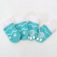 thumbnail image 4 of 4pcs Soft Plush Cute Patterned Pet Socks With Non-Slip Bottom, 4 of 4