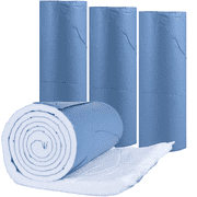 Vakly 1lb White 100% Cotton Roll - High Absorbency for Wounds - Soft, Non-Sterile, 12"x56", 4 Rolls