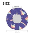 thumbnail image 3 of Star with a tail Shower Cap, Reusable Bath Hair Hat for all Hair Lengths Hair Cover with Elastic Band Double Waterproof Layers Bathing Hat, 3 of 5