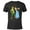 Black, variant on Disney Peter Pan and Wendy Darling Kiss Valentine’s Day - Short Sleeve Blended T-Shirt for Adults – Customized-Navy Heather