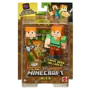 Minecraft Comic Maker Alex Action Figure with 2 Faces