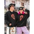 thumbnail image 2 of Best Friends Heart Hoodie Women -Smartprints Designs, Female Small, 2 of 4