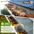 thumbnail image 2 of Gutter Downspout Guards,3.5 Inch Expandable Aluminium Filter Strainer for Preventing Blockage Leaves Debris(4 Pcs), 2 of 9