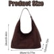 thumbnail image 4 of Bolso de Mano de Gamuza para Mujer, Suede Bags for Women, Suede Purse, Moda Bolso de Mano de Gamuza Bolso Holg, Bolso de Mano Tipo Hobo para Oficina, Bolso de Gamuza sintética, 4 of 4