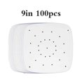 thumbnail image 1 of 100 Pieces Air Fryer Liner Fryer Liners Set Square Non-Stick Dining Bakery Kitchen Baking Cooking Mat Cookware Kitchenware Accessories 9 inch, 1 of 7