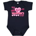 thumbnail image 3 of Inktastic My First Valentine's Day with Pink Heart and Arrow Boys or Girls Baby Bodysuit, 3 of 5