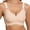 01-Nude, variant on LWP Womens No Underwire V Neck Wavy Bra Wireless Support Push up Bra Full Coverage Bralette Seamless Everyday Bra