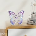 thumbnail image 7 of KAAYEE Engraved Acrylic Butterfly Plaque Gift for Mom, Unique Mother's Day Gift, Birthday Gift for Mom from Daughter and Son -4.5x 3.9 inches - Mom Christmas Gift, Thanksgiving Gift, 7 of 7
