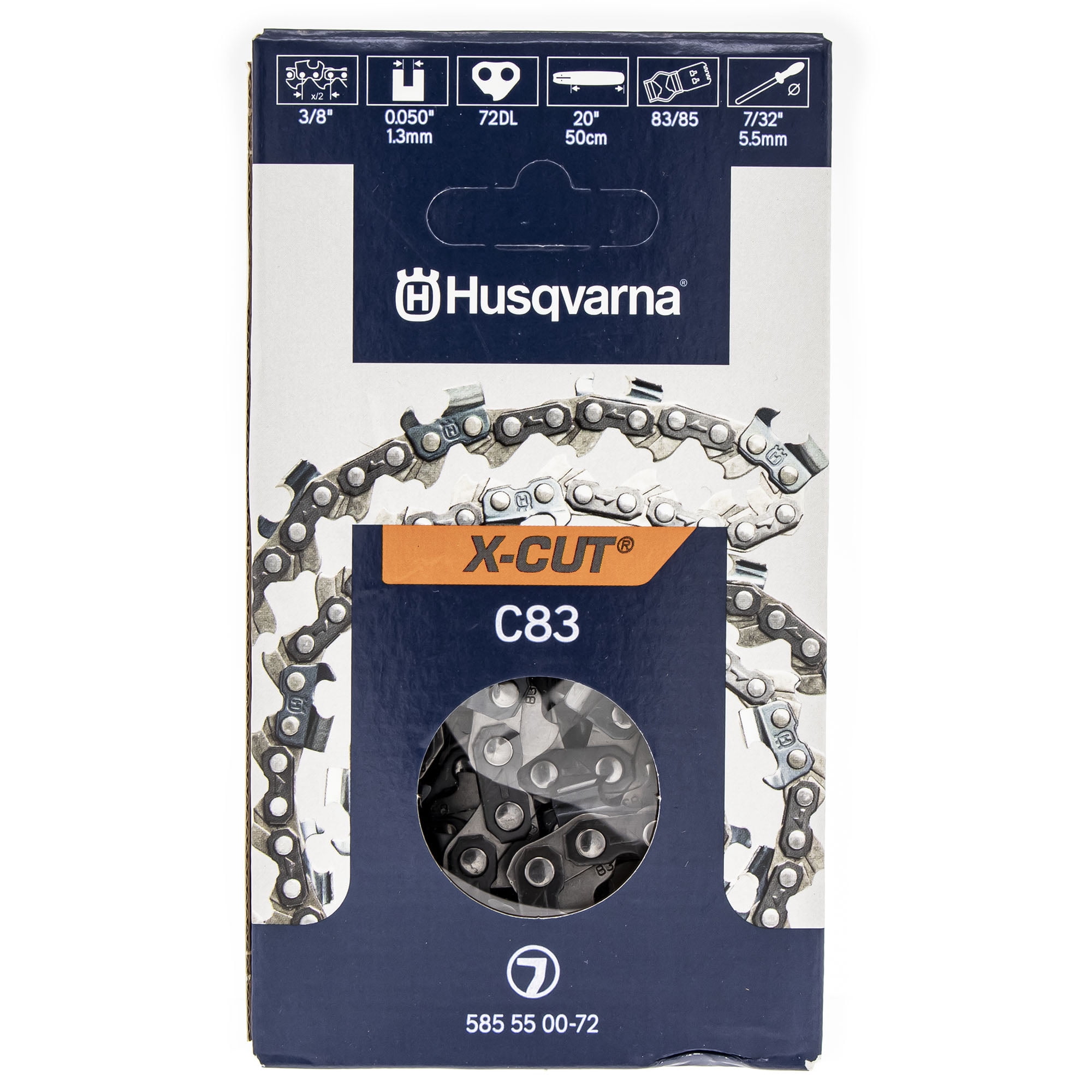 Husqvarna X-Cut S93G 597469556 Chaîne De Tronçonneuse 40,6 Cm, 050 GA