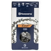 Husqvarna 585550072 X-Cut C83 20" Full Chisel Chain 3 8" Pitch .050" Gauge 72 Drive Links