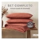 thumbnail image 4 of Edredón Ligero Real Textil + 2 Fundas de Almohada, Juego de Colcha King Size, Color Terracota, 4 of 7