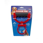 Leash holder and waste bag storage in one! Doggie Pal multi pet leash holder can be used with 1 or multiple pets. Swivel design avoids tangling. Storage compartment inside of handle for waste bags.