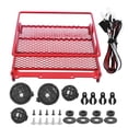 thumbnail image 1 of Khall RC Metal Roof Rack,Metal Roof Rack Luggage Carrier with LED Light Fit for MN 1/12 RC Crawler MN90 / MN90K,RC Roof Rack with LED, 1 of 8