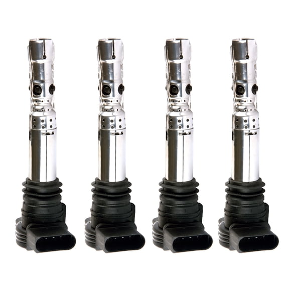 4 Pcs UF437 Ignition Coils Compatible with Audi A3 Quattro S3 TT Toledo Beetle Jetta Passat 1.8 L4