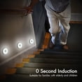 thumbnail image 2 of LINLIN Sensor Lights Rechargeable Wireless Wall LED Night Lamps Auto/On/Off, Stairs Living Room Corridors Closet Kitchen Under Cabinets, 2 of 8