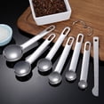 thumbnail image 5 of 7pcs Measuring Spoons Ruler Stainless Steel Tea Spice Kitchen Baking Seasoning Measurement Teaspoon, 5 of 8