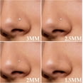 thumbnail image 2 of 8 Pcs 14k Gold Filled Nose Ring Stud 20g 1.5-3mm Round CZ Simulated Diamond Nose Stud Piercing Jewelry L Shaped Screw, 2 of 3