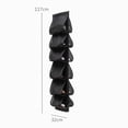 thumbnail image 3 of AMLESO Hanging Shoes Rack Strong Over Organizer Complete Pocket to door Wardrobe black, 3 of 3