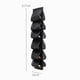 thumbnail image 4 of Estante colgante para zapatos perfecl organizador de zapatos de puerta negro 6 bolsillos, 4 of 8