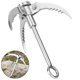 thumbnail image 5 of Gancho de agarre para escalada en roca de acero inoxidable para supervivencia al aire libre, gancho plegable de 3 garras YUNYI BRAND Deportes, 5 of 8
