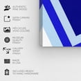 thumbnail image 5 of Wynwood Studio Abstract Modern Canvas Art - Blue Modern Rectangle, Wall Art for Living Room, Bedroom, and Bathroom, 30 in x 36, Blue and White Home Decor, 5 of 5