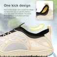 thumbnail image 4 of Zapatos de agua Zapatos de playa descalzos Zapatillas de deporte antideslizantes para gimnasio y fitness para playa al aire libre, 4 of 8