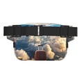 thumbnail image 3 of Disketp Sunset Airplane Travel View Riñonera de Doble Capa, Bolsa de Cintura Ajustable para Viajes, Correr y Senderismo, Riñonera Ligera para Hombre y Mujer, 3 of 9