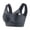 Grey, variant on HOWPAY Push Up Bras For Women No Underwire Wireless Full Coverage Adjustable Straps Stretch Bralettes With Support Comfortable Soft Underwear Beige L