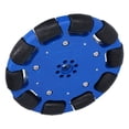 thumbnail image 1 of Piezas de robot industrial, rueda omnidireccional de 100 mm, rodillo de neopreno, rueda omnidireccional, calidad en la que puede confiar, 1 of 8