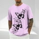 thumbnail image 4 of Camisetas de Manga Larga para Hombre de Algodón, Impresión Cuello Redondo Moda Casual Camisetas de Manga Corta para Diario Y Casual, 4 of 5