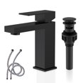 thumbnail image 1 of Grifo para lavabo de baño KENES negro mate monomando LJ-9031-2, 1 of 9